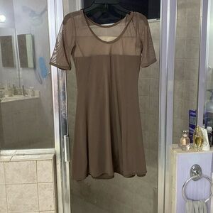 Plum dancing costume with built in shorts